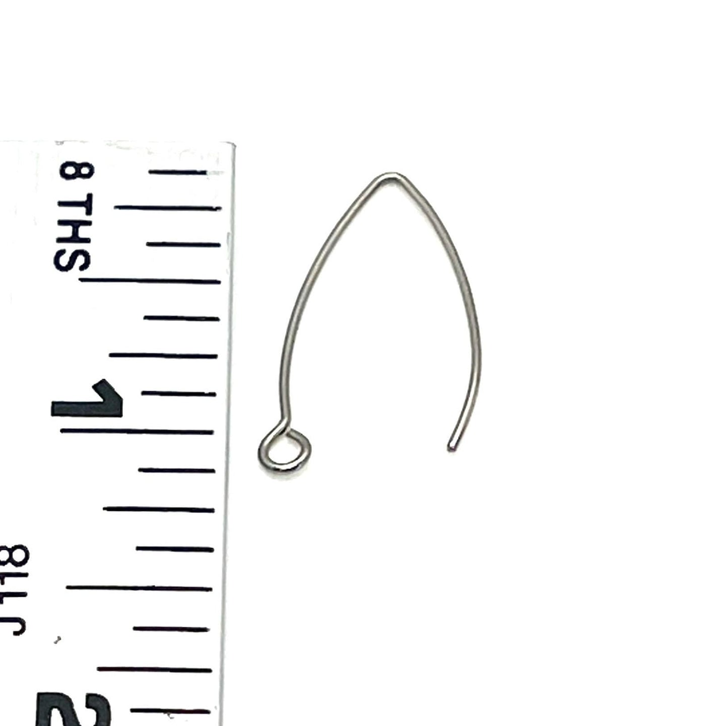 5 Pairs Earring Wires, Stainless Steel - SS023