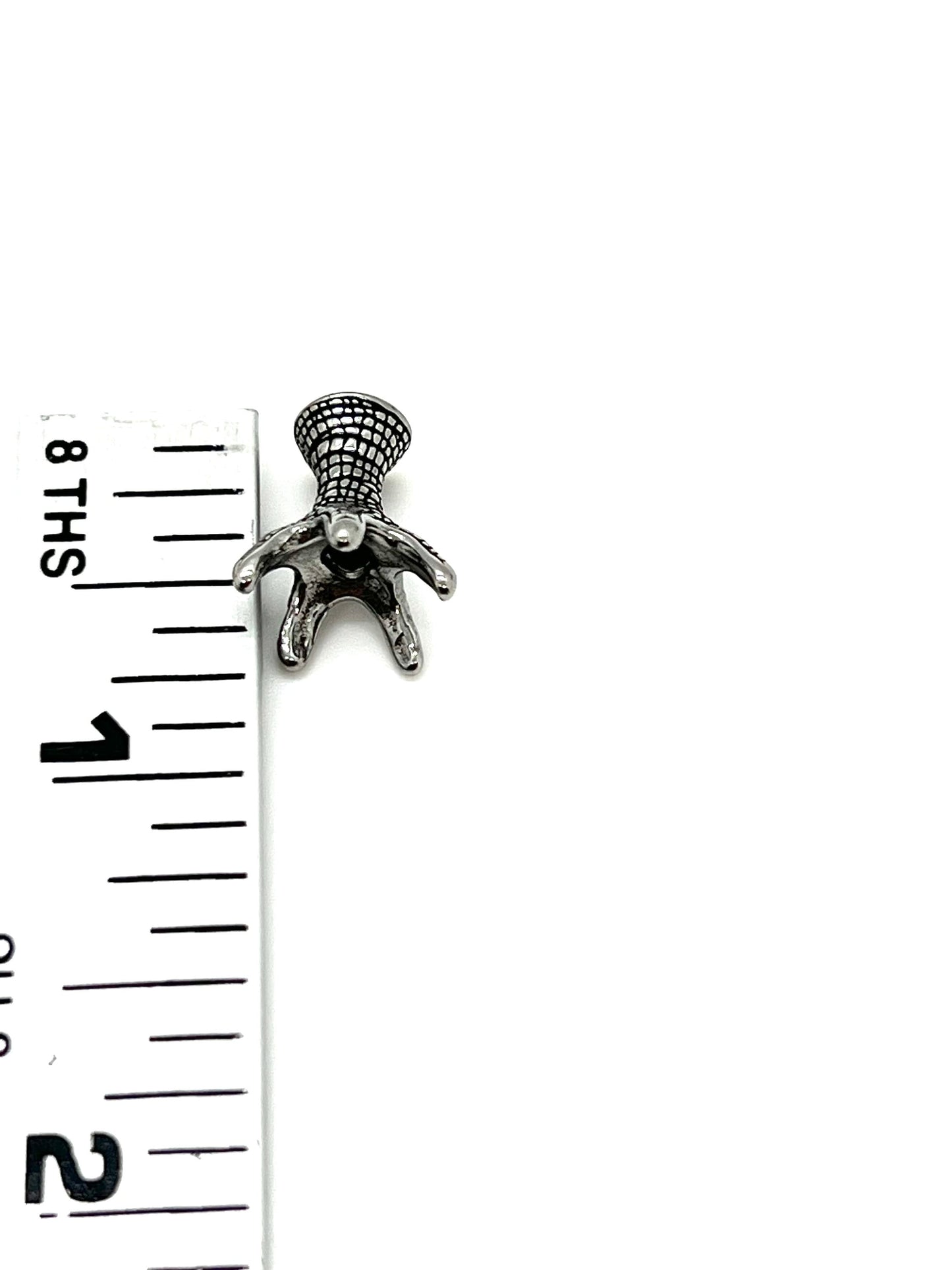 Claw Bead, Stainless Steel - SS058
