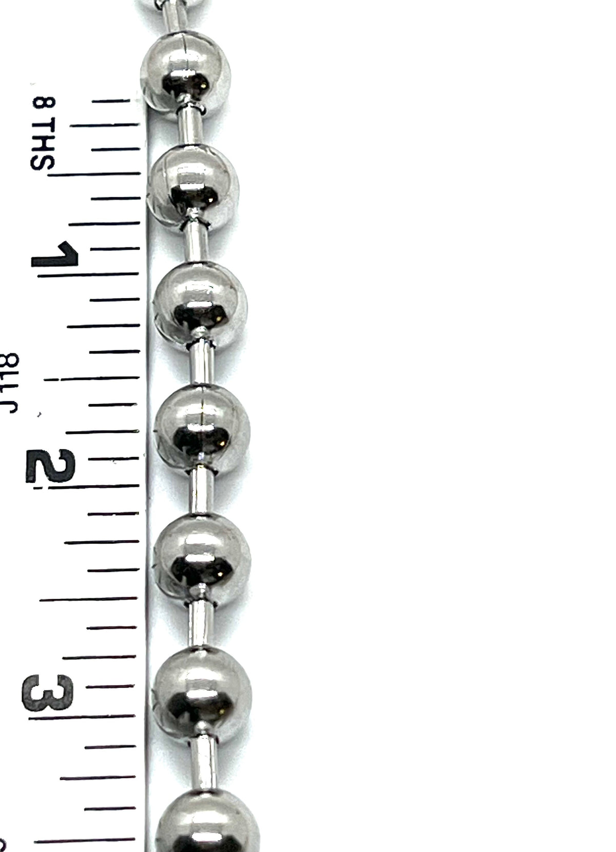 Cadena/Conector de bolas sobredimensionada de 10mm, Acero Inoxidable