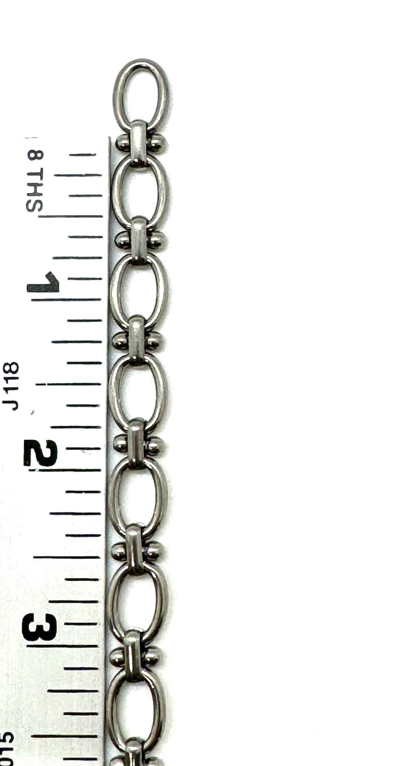 Large Link Chain, Stainless Steel