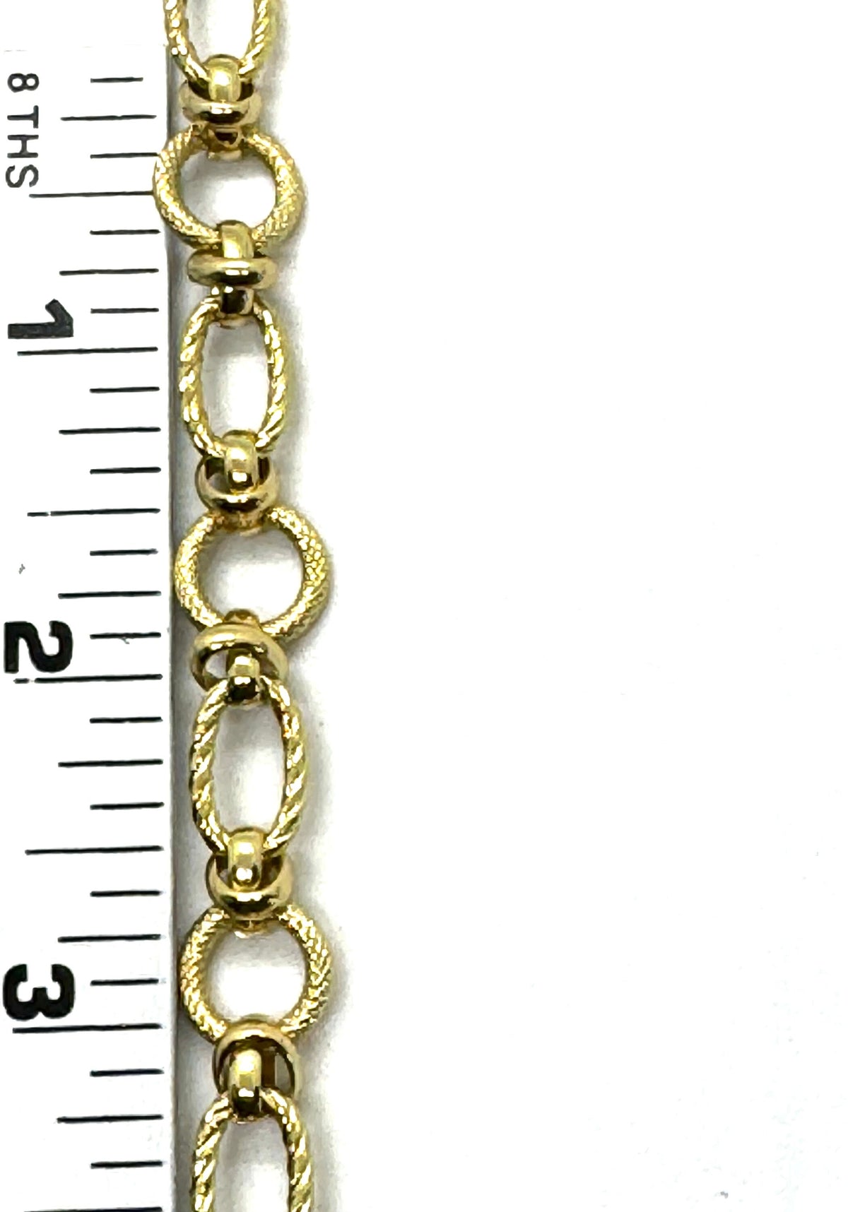 Chunky Oval Link Chain, Shiny 18k Gold Plated