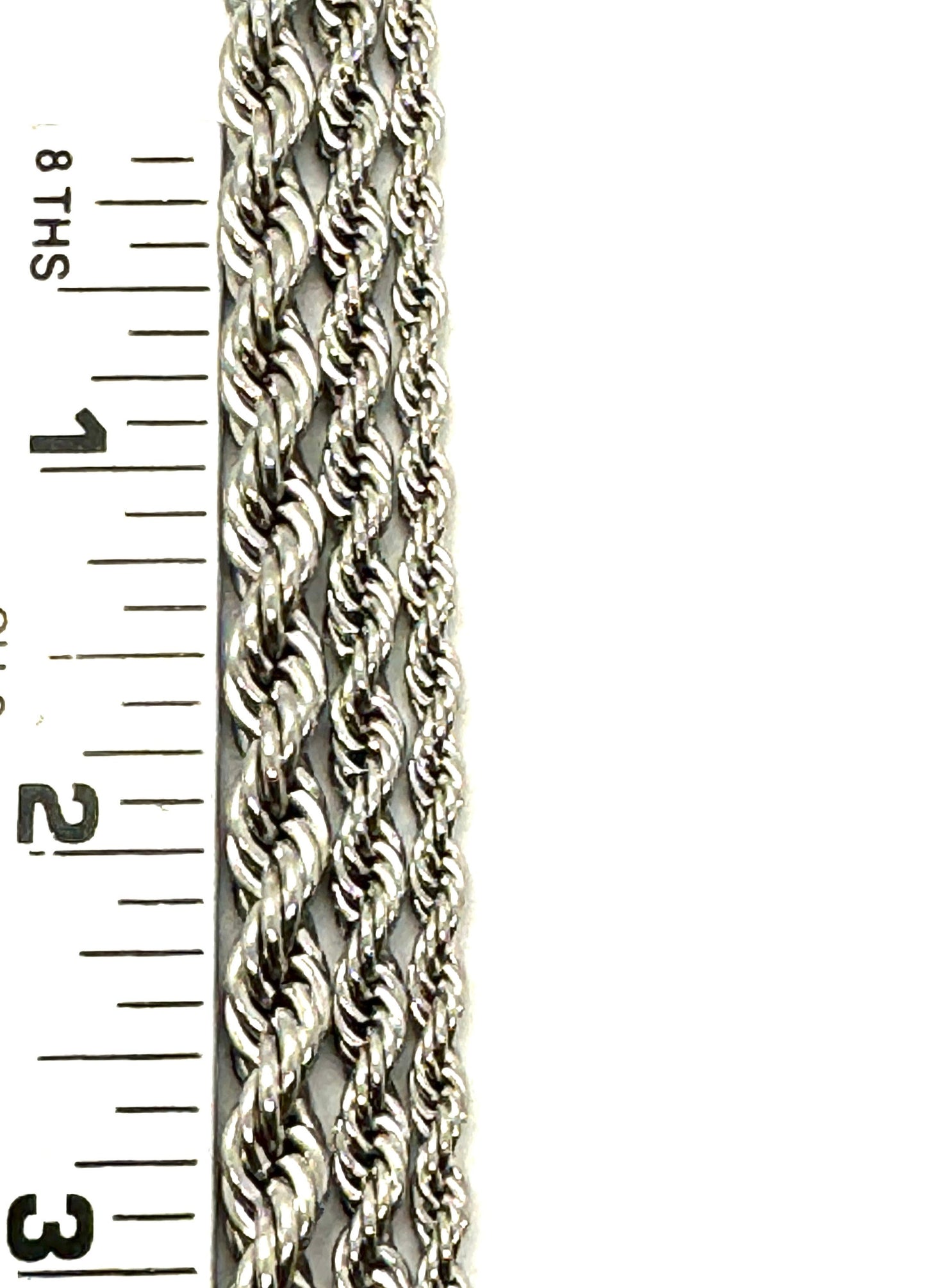 French Rope Chain, Stainless Steel