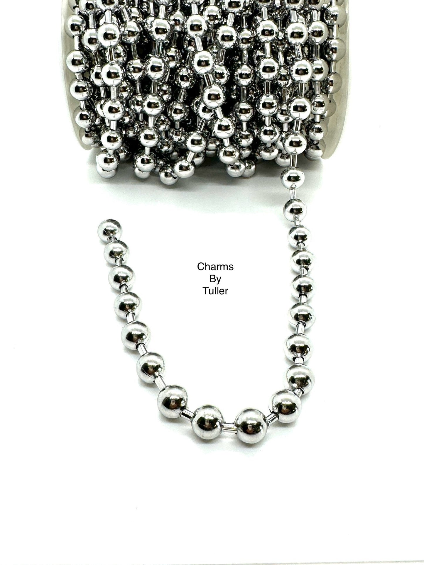 10mm Oversized Ball Chain, Stainless Steel