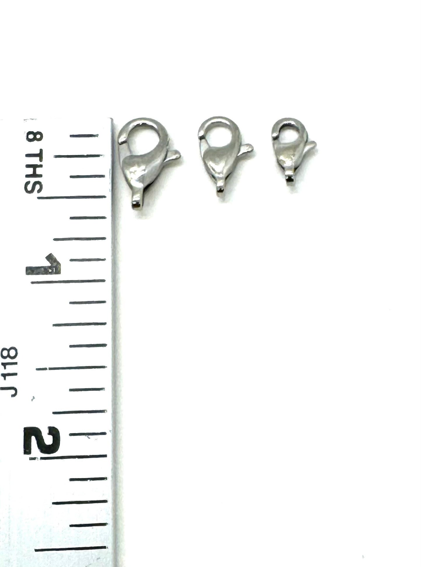 Small Stainless Steel Lobster Claw Clasps, Stainless Steel