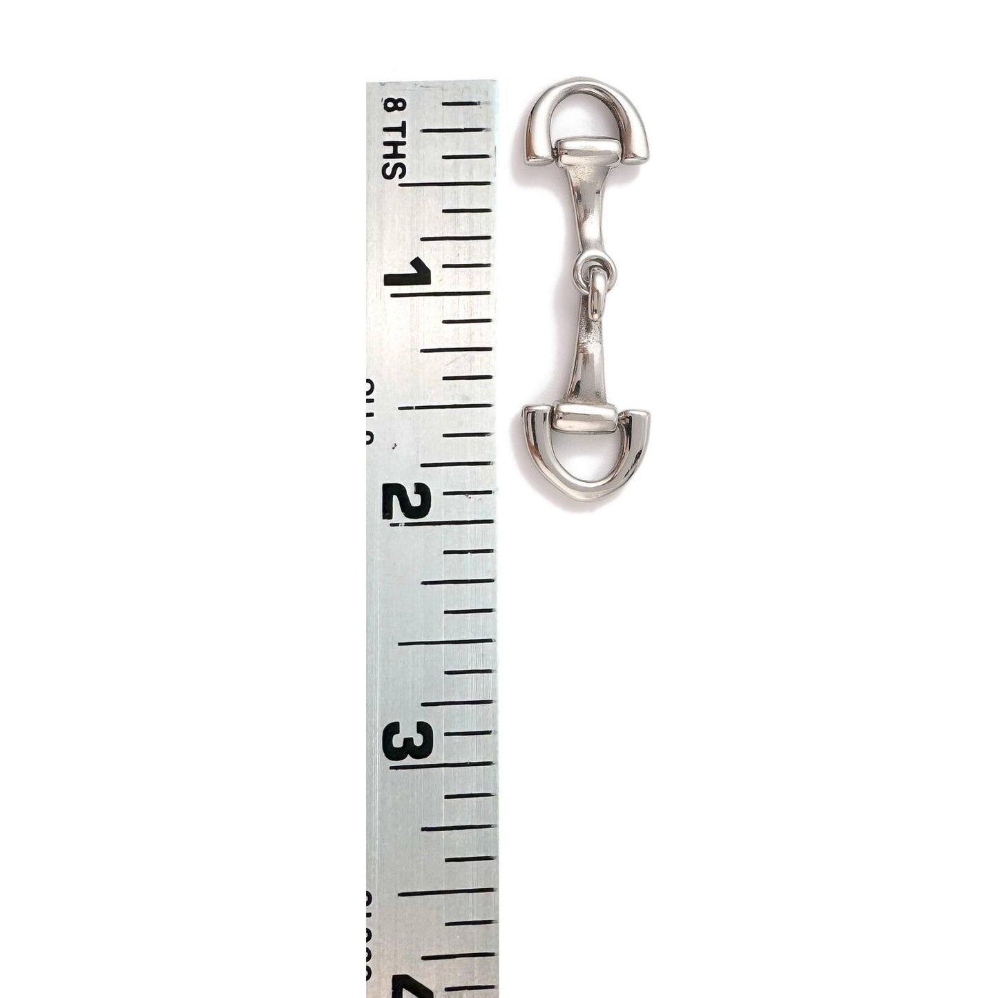 Horse Snaffle Bit Clasp, Stainless Steel - SS047