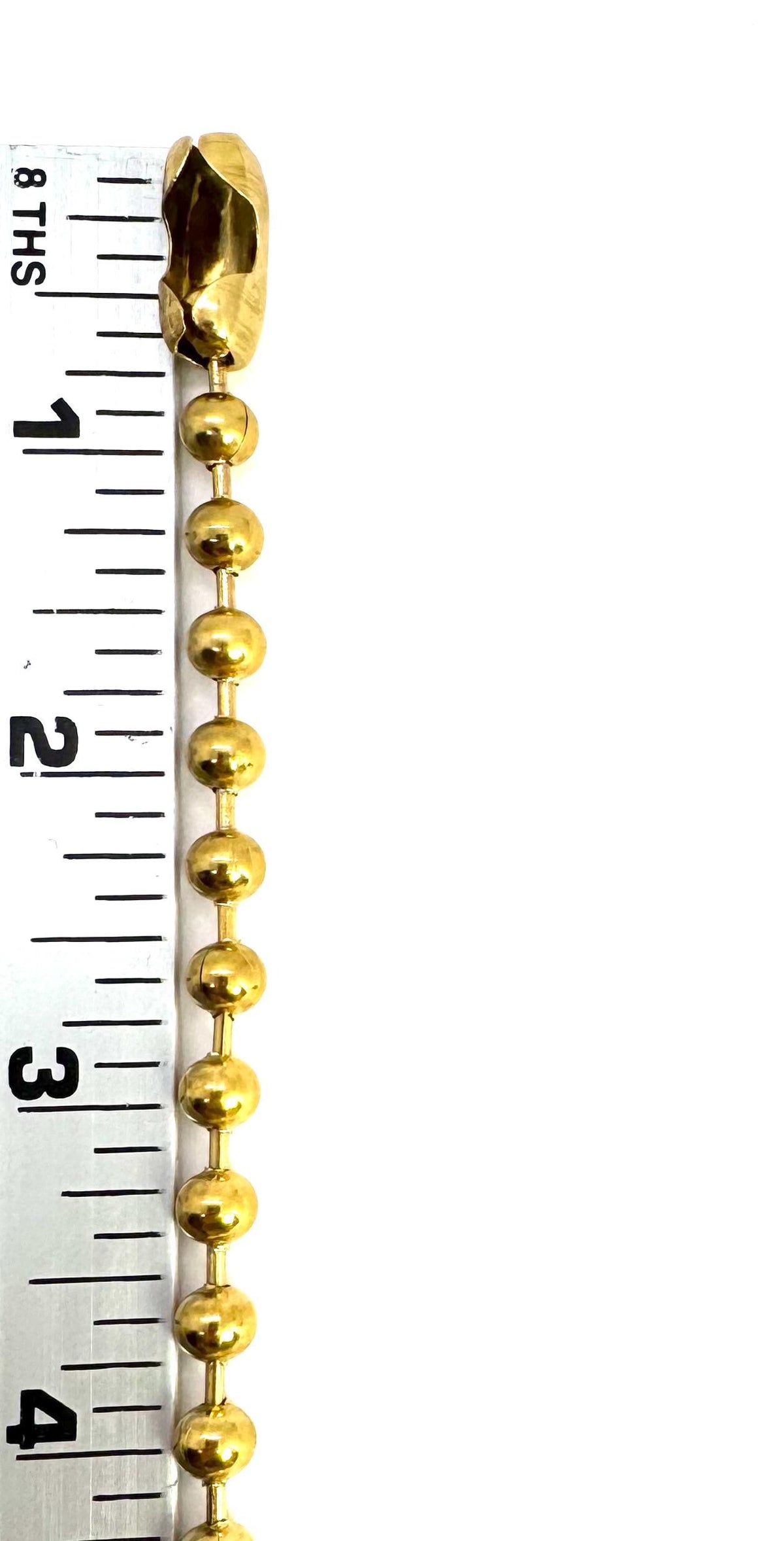 6mm Ball Chain, Antiqued Gold Ion Plated