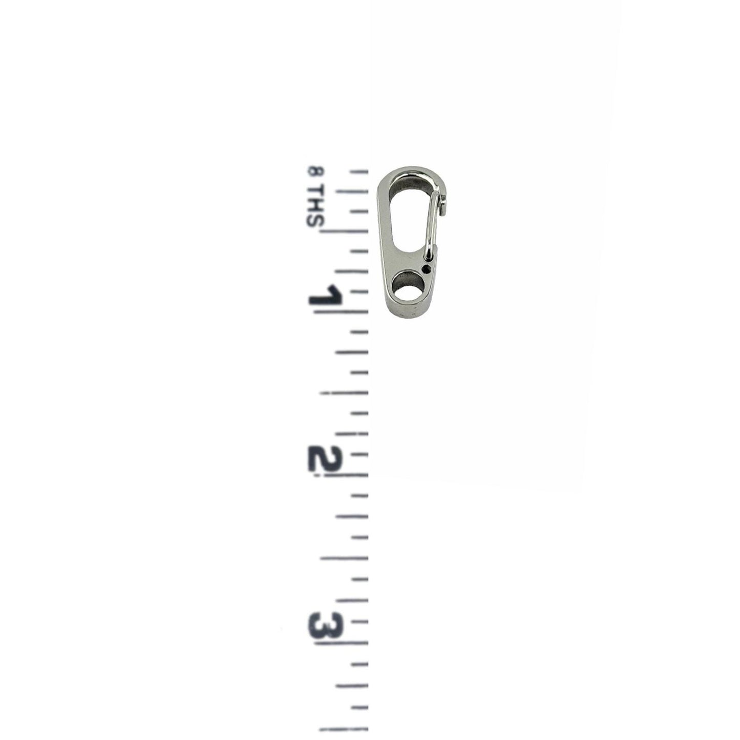 Medium - 1in. Clip Lobster Clasp, Stainless Steel - SS077
