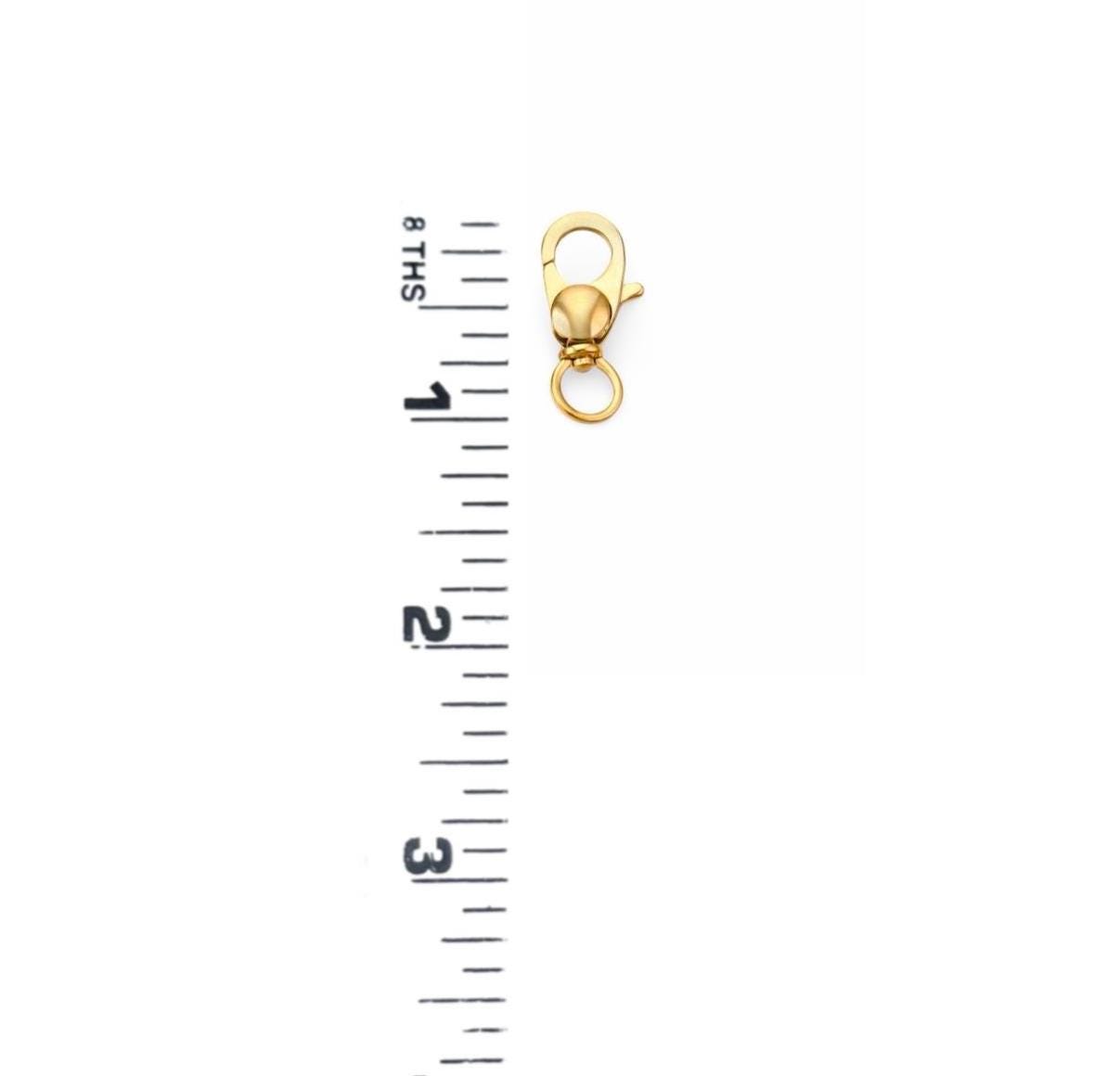 Large Swivel Lobster Claw Gold Clasps ,304 Stainless Steel - GS102