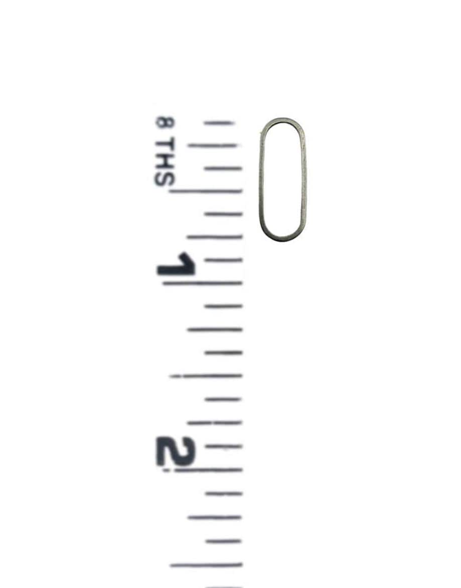 Connector Oval Ring Links, Antiqued Pewter Plated - PT805