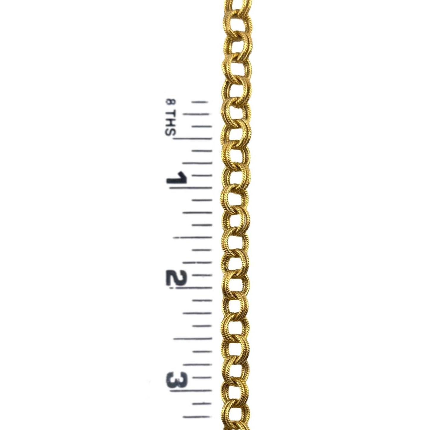 Chunky Double Link Cable Chain, Antiqued Gold Plated - G100