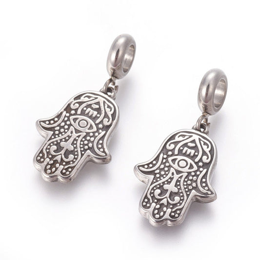 Hamsa hand charm