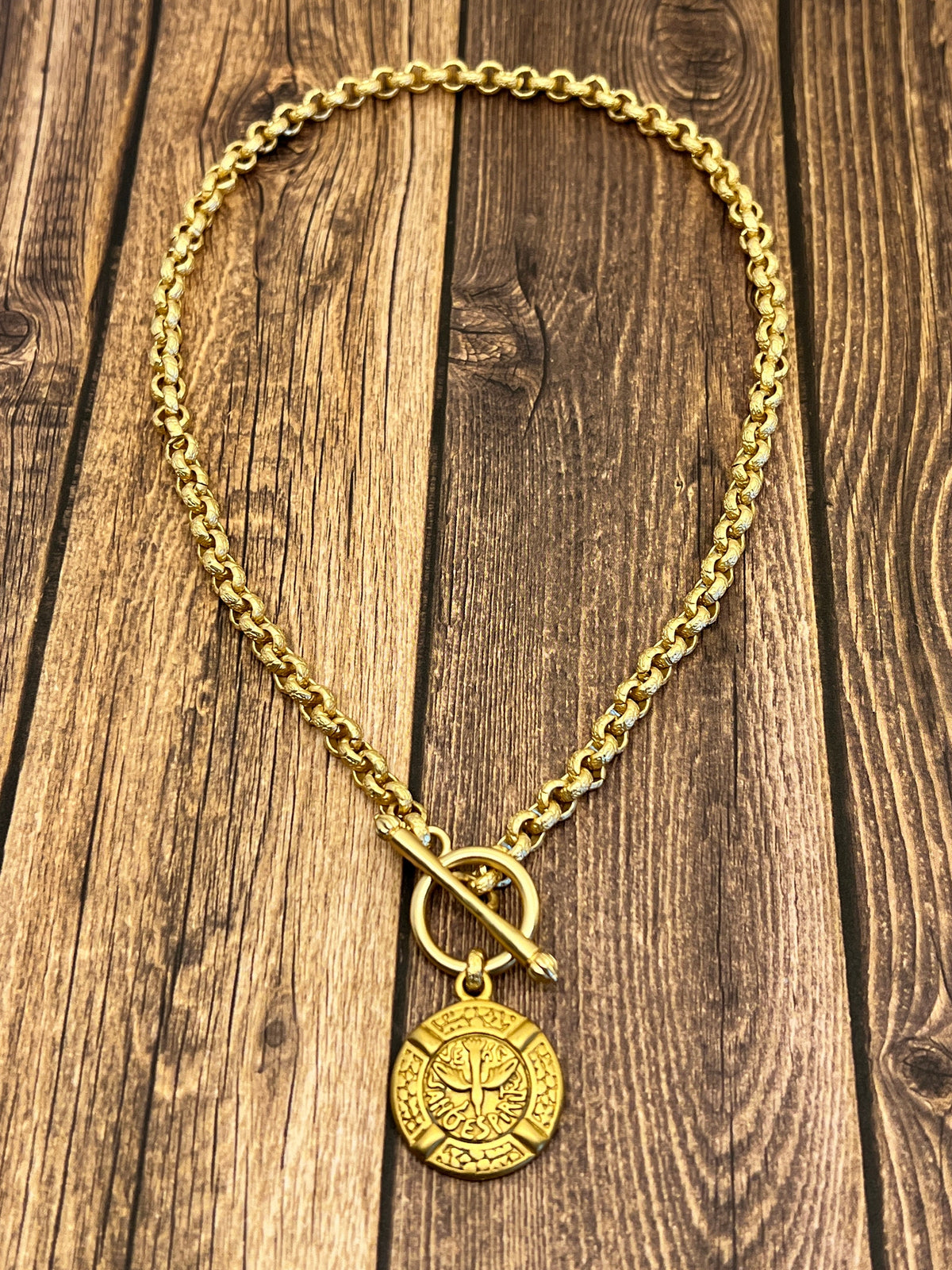 Textured 6mm Rolo Chain, Various Finishes