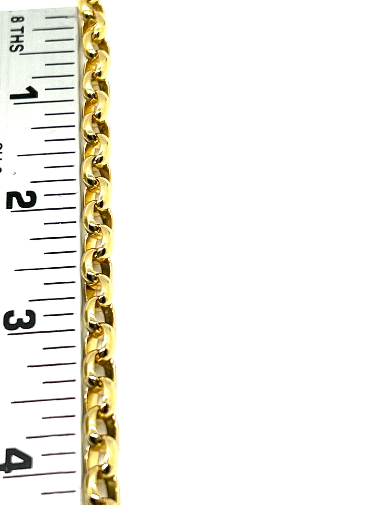 Oval Cable Chain, Shiny 18k Gold Plated - Y139-CH