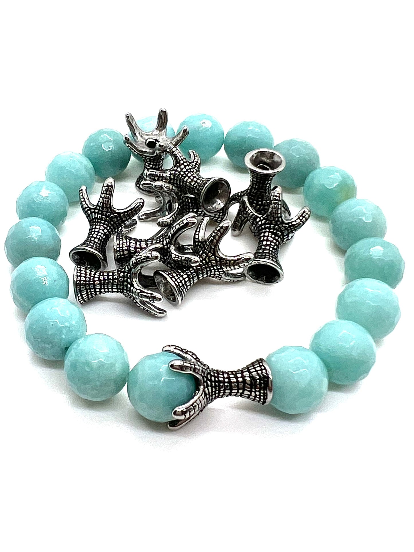 Claw Bead, Stainless Steel - SS058