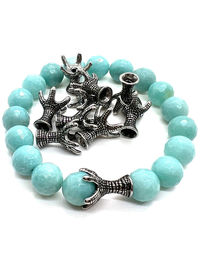 Claw Bead, Stainless Steel - SS058