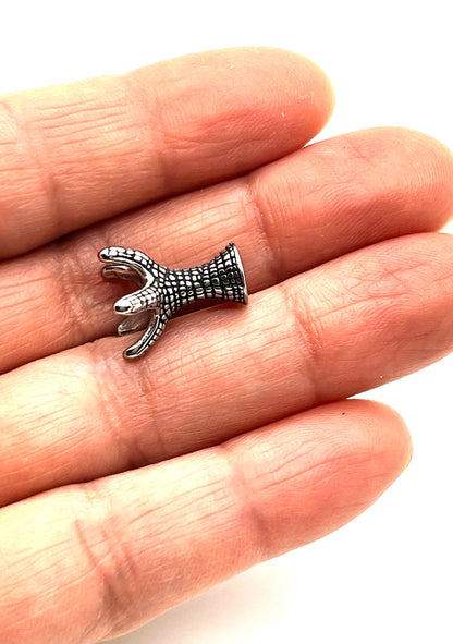 Claw Bead, Stainless Steel - SS058