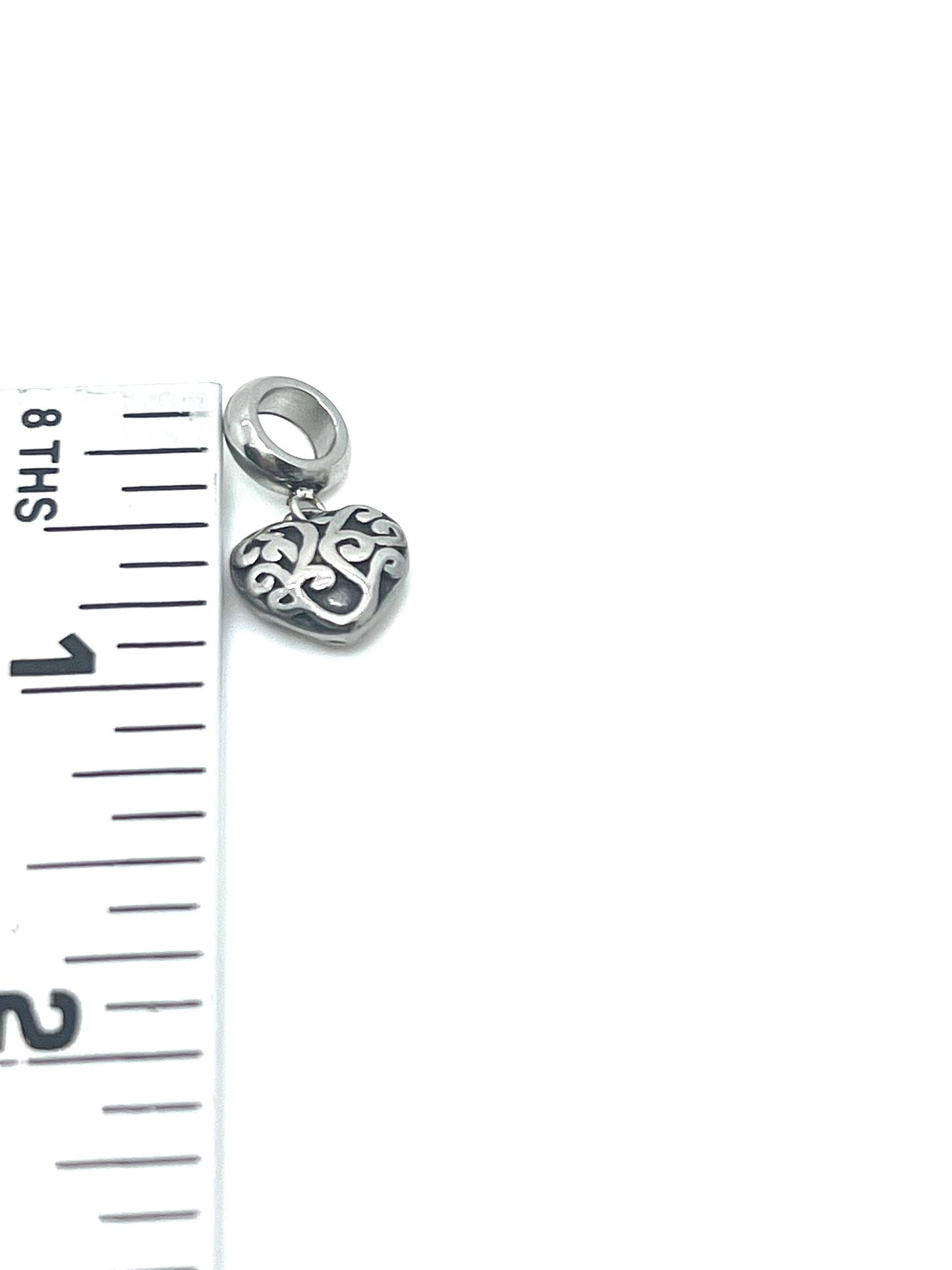 Heart Pendant, Stainless Steel - SS046