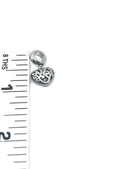 Heart Pendant, Stainless Steel - SS046