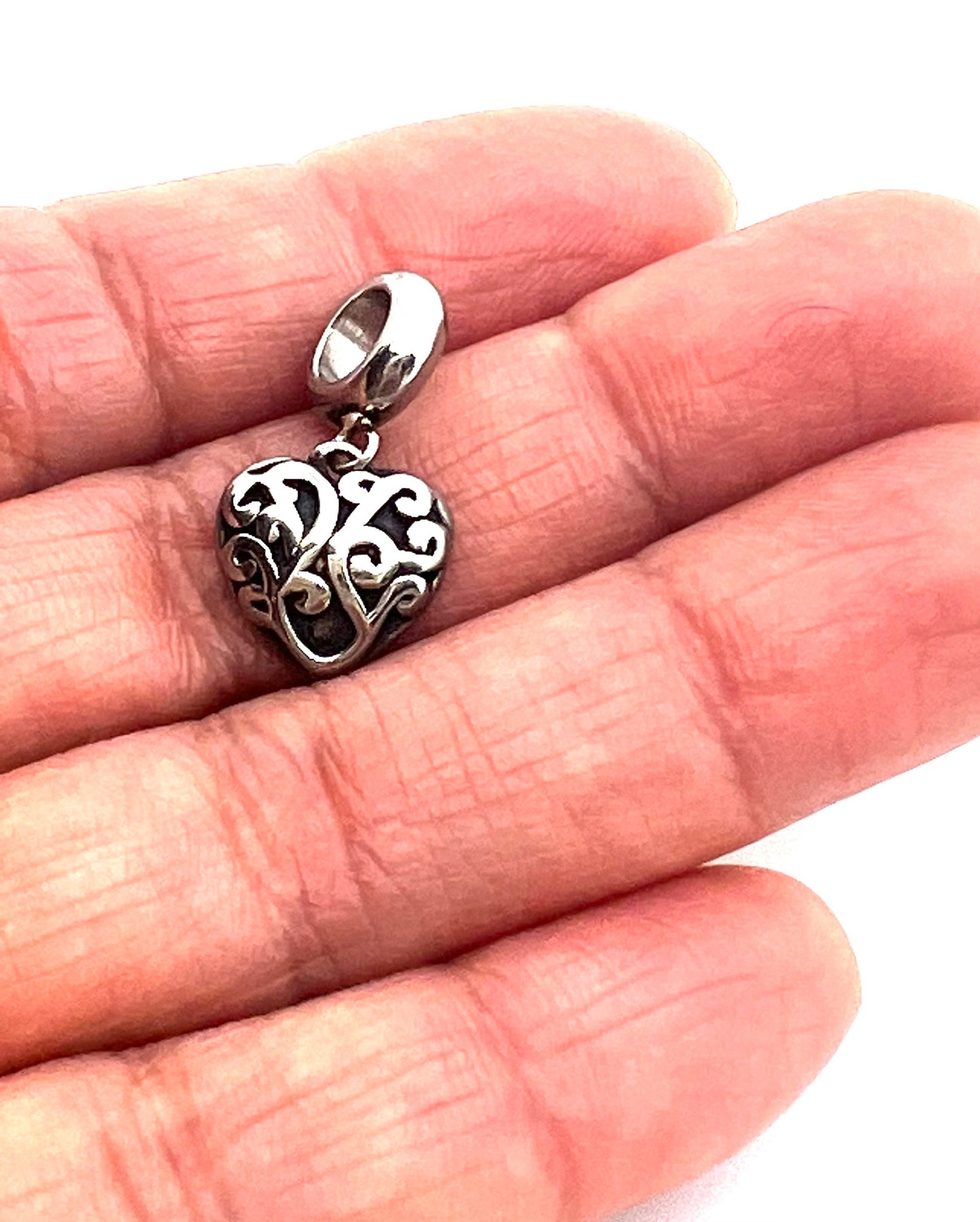 Heart Pendant, Stainless Steel - SS046
