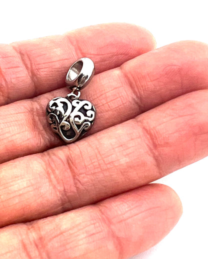 Heart Pendant, Stainless Steel - SS046