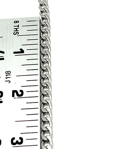 8x5mm Curb Chain, Stainless Steel