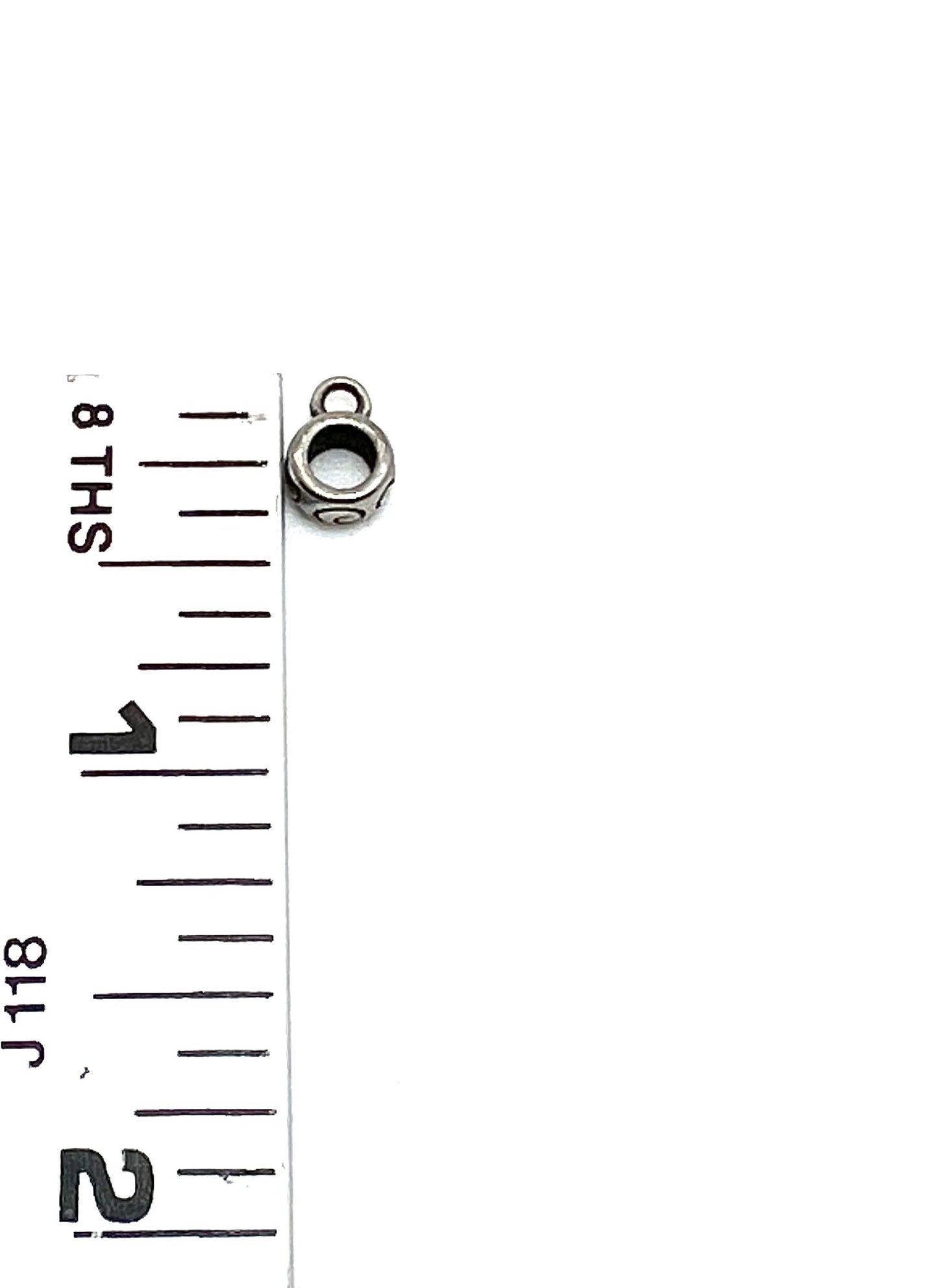 3 Textured Tube Bails, Stainless Steel - SS088