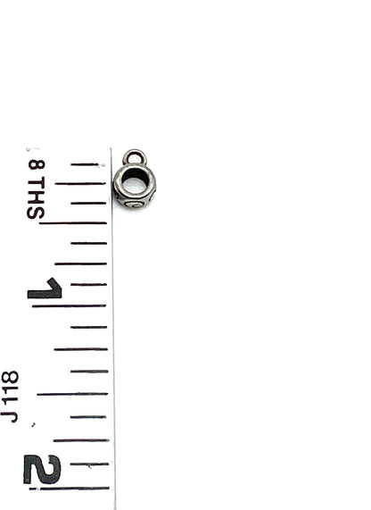 3 Textured Tube Bails, Stainless Steel - SS088