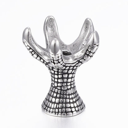 Claw Bead, Stainless Steel - SS058