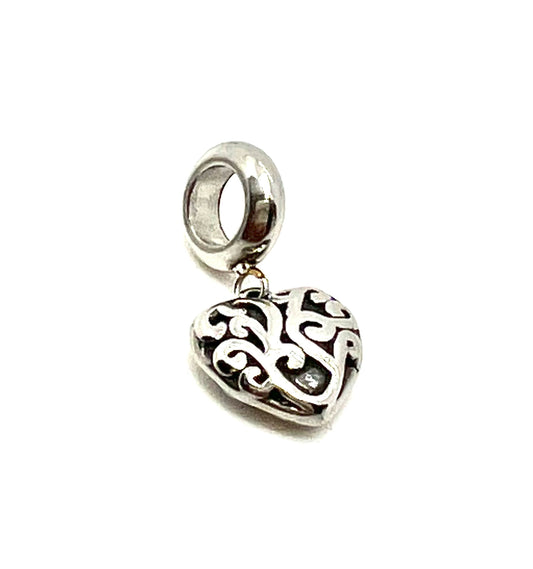 Heart Pendant, Stainless Steel - SS046