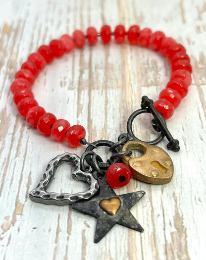 Heart Pendant, Stainless Steel - SS054