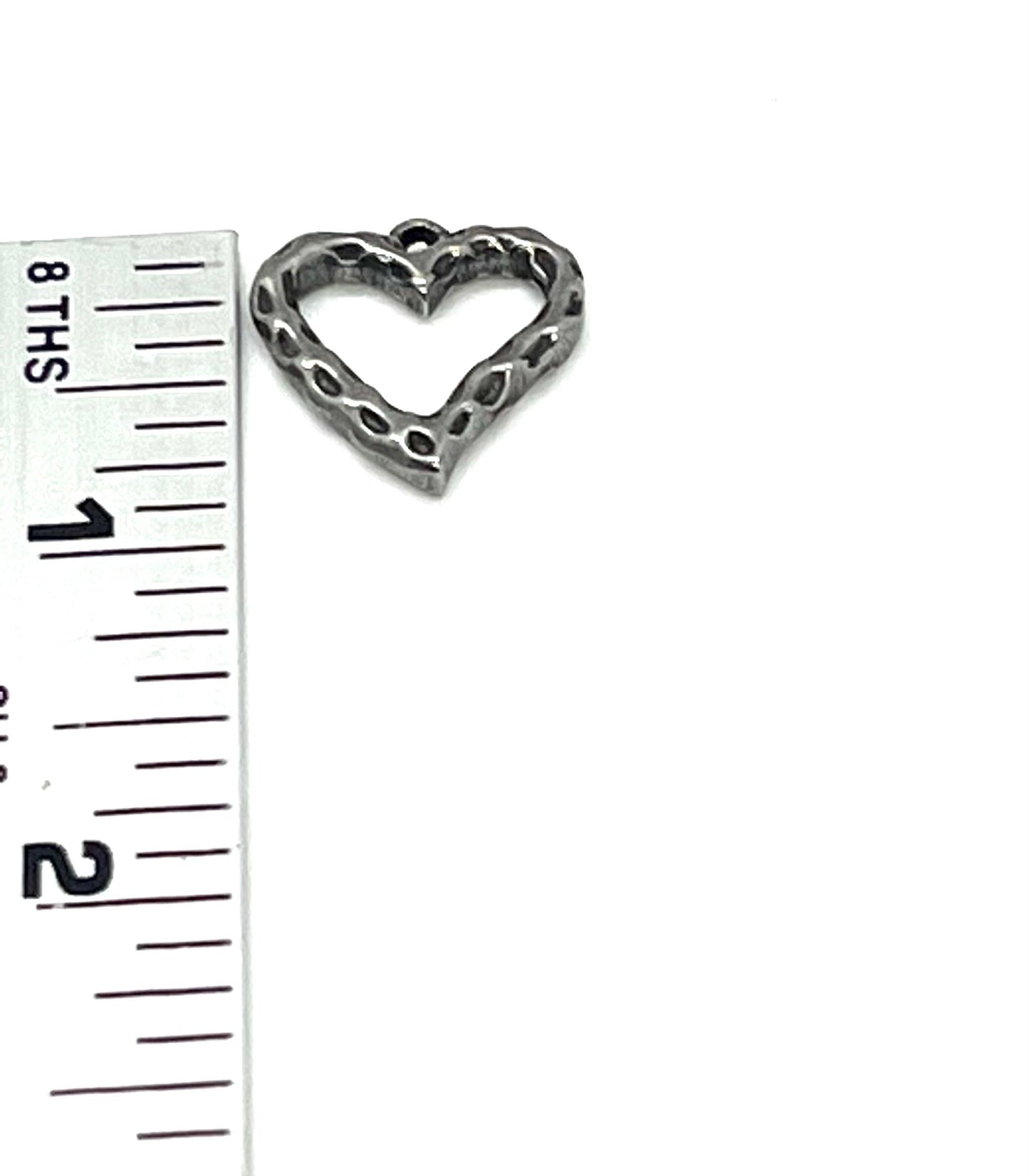 Heart Pendant, Stainless Steel - SS054