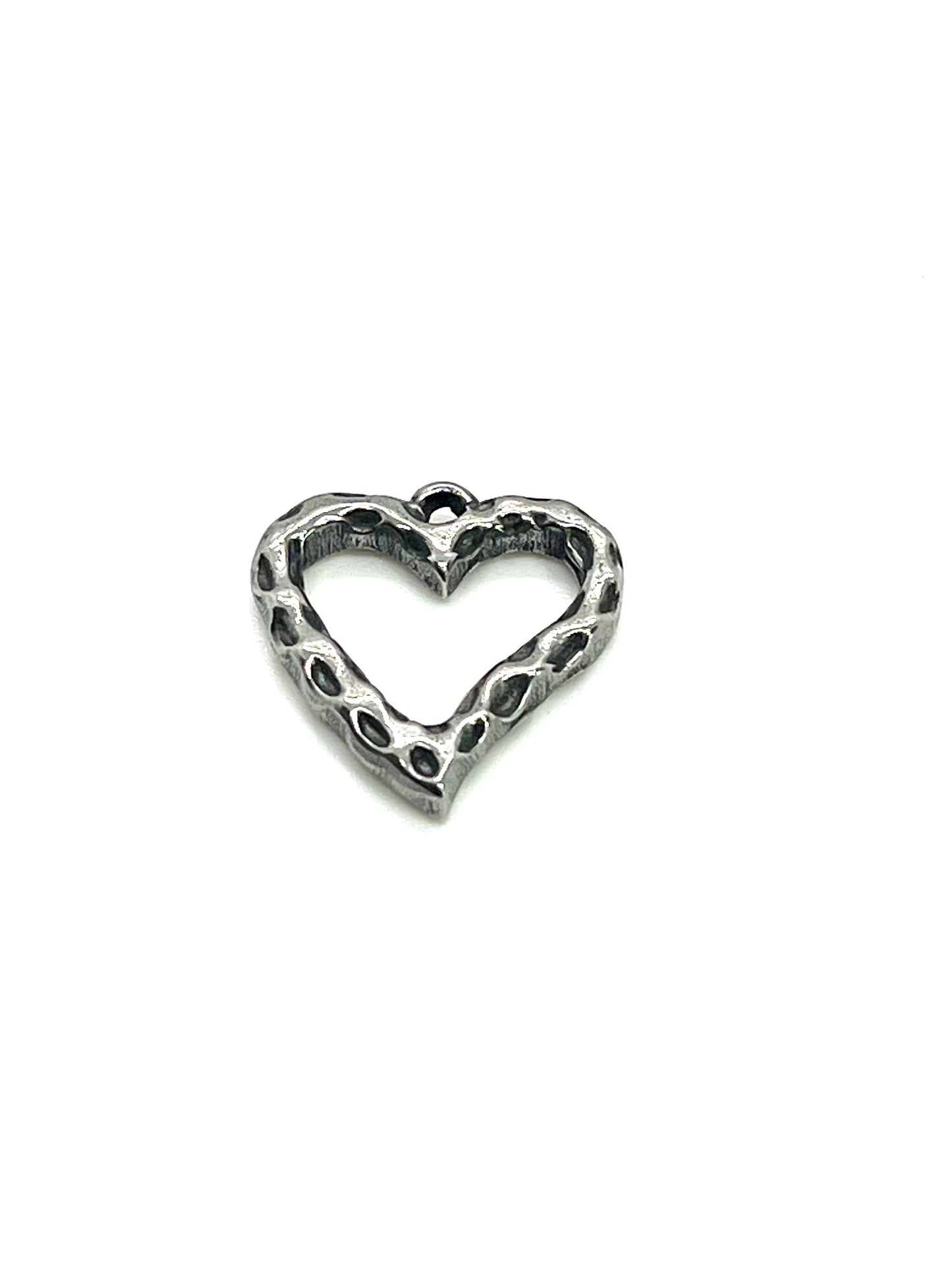 Heart Pendant, Stainless Steel - SS054