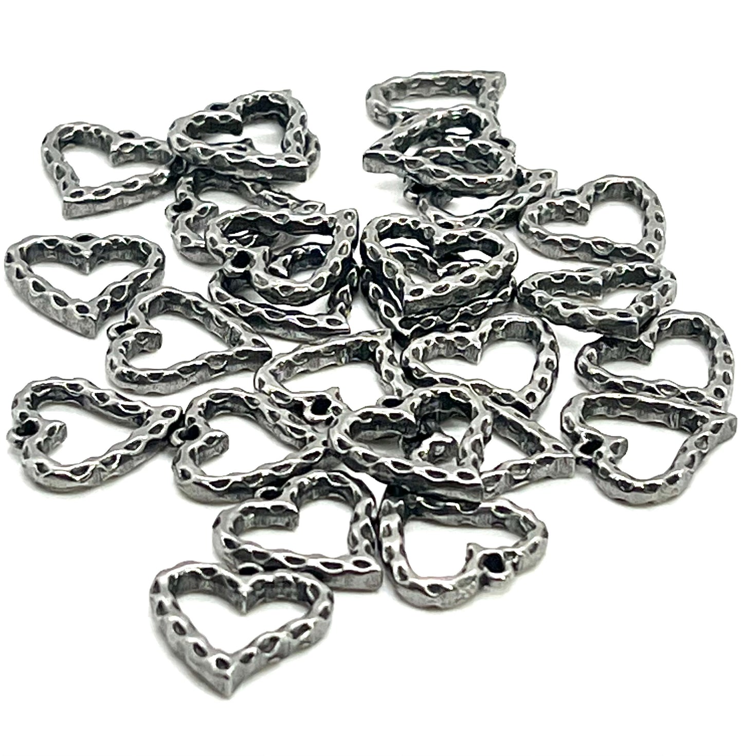 Heart Pendant, Stainless Steel - SS054