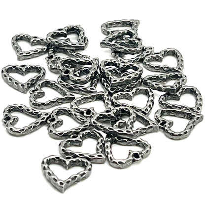 Heart Pendant, Stainless Steel - SS054