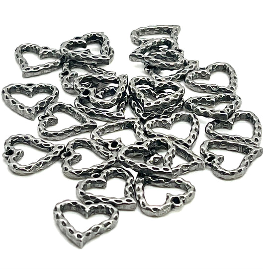 Heart Pendant, Stainless Steel - SS054
