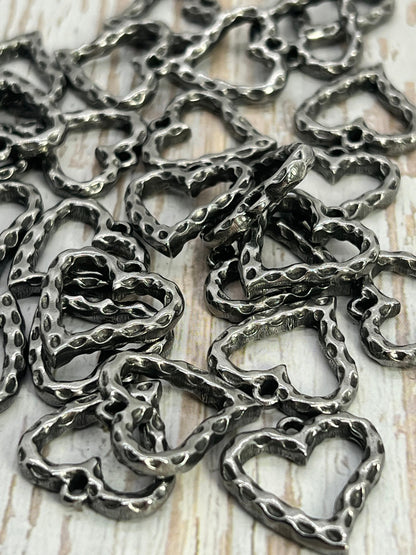 Heart Pendant, Stainless Steel - SS054