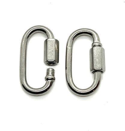 Large Anchor Shackle Clasp, Stainless Steel - SS070