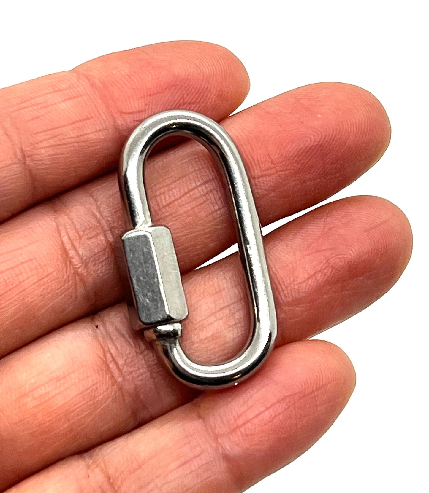 Large Anchor Shackle Clasp, Stainless Steel - SS070