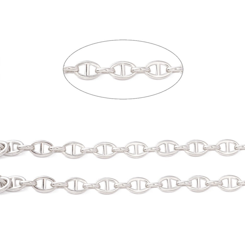 Large Mariner Chain, Stainless Steel