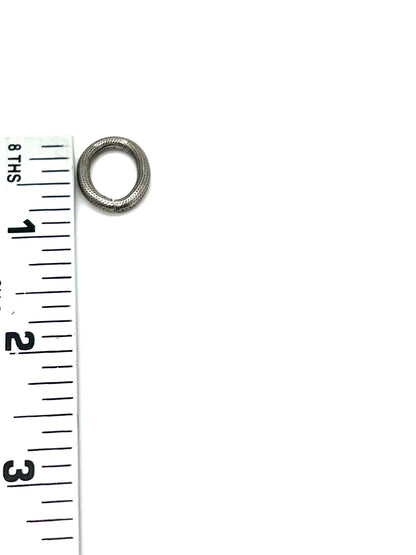 19mm Extra Large Oval Jump Rings, Antiqued Pewter Plated - P047-JR