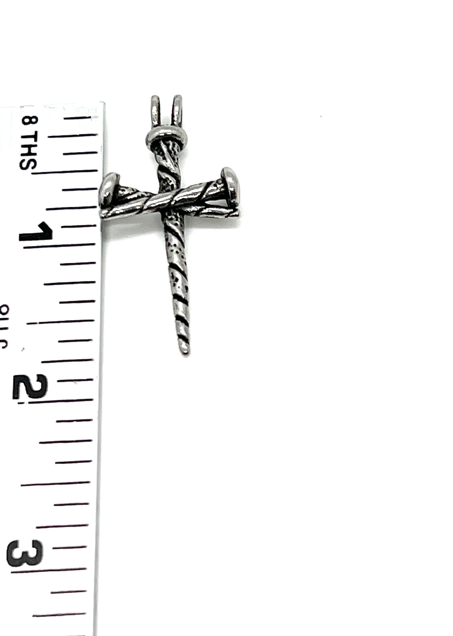 Rustic Oxidized Cross, Stainless Steel - SS031