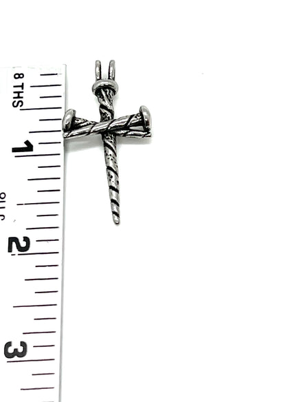 Rustic Oxidized Cross, Stainless Steel - SS031