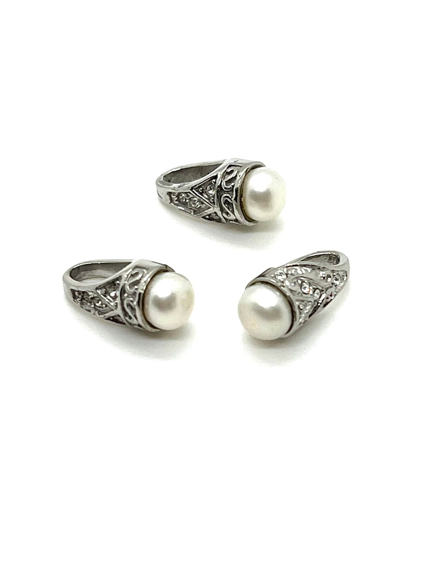 Freshwater Simple Pearl Teardrop, Stainless Steel -  SS036