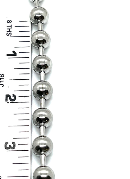 10mm Oversized Ball Chain, Stainless Steel