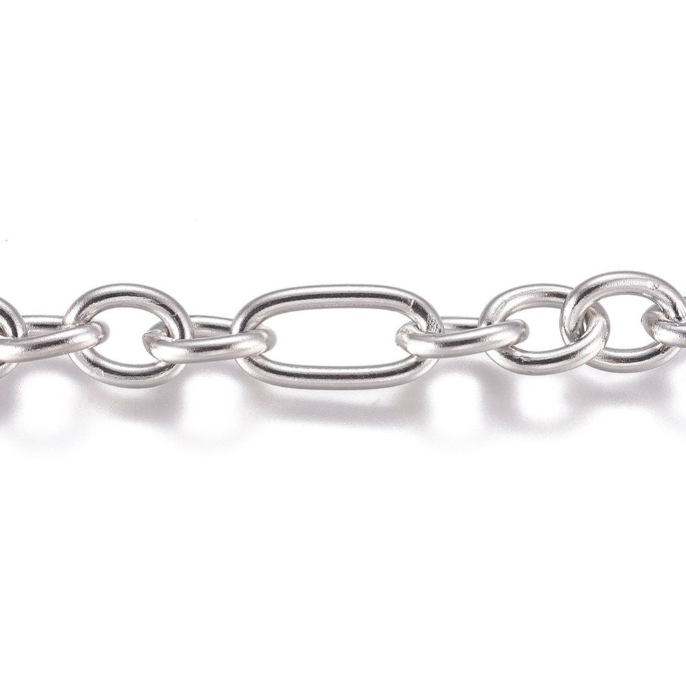 Large Cable Chain, Stainless Steel