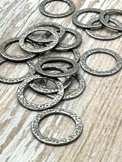 4-10pc Ring Connectors, Stainless Steel - SS063