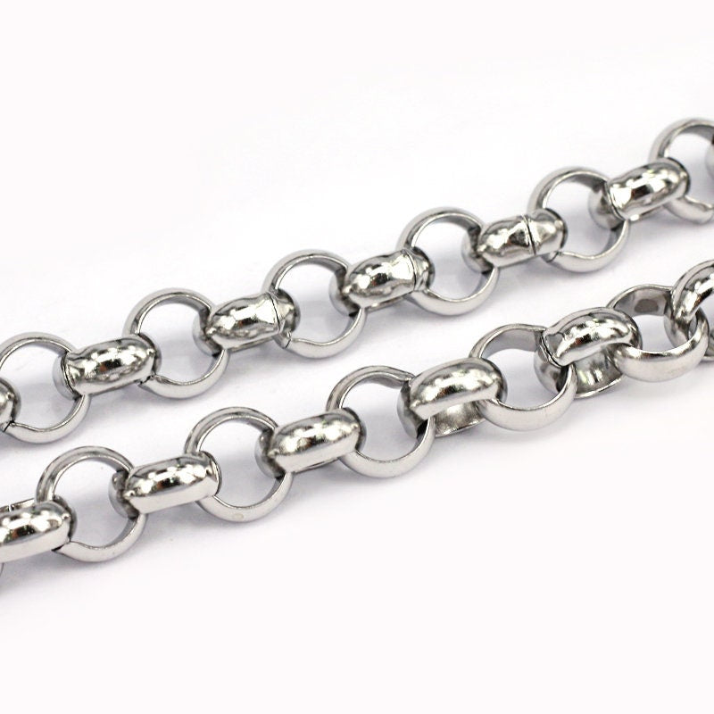 Rolo Chain, Stainless Steel