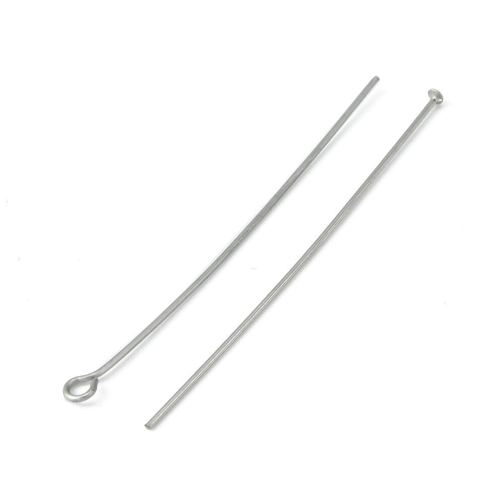 540pcs Ball Head Pins in 9 Styles, Stainless Steel