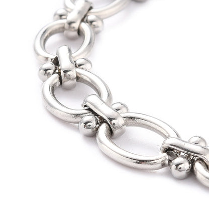 Large Link Chain, Stainless Steel