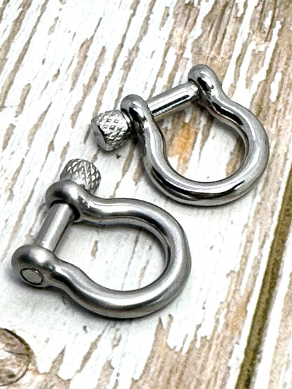 Anchor Shackle Screw Clasp, Stainless Steel - SS067